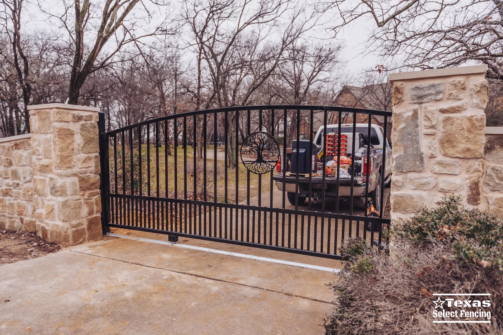 Arched Sliding Gate