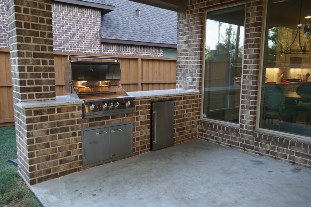 Linear Outdoor Kitchens