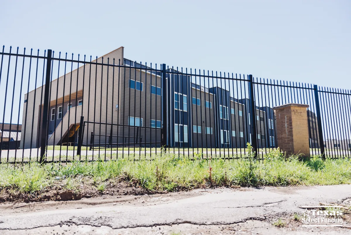 Commercial Fencing installation