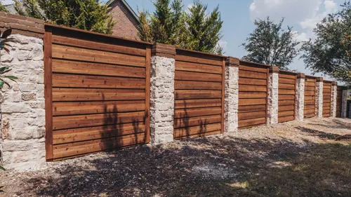 Fence Stone Columns