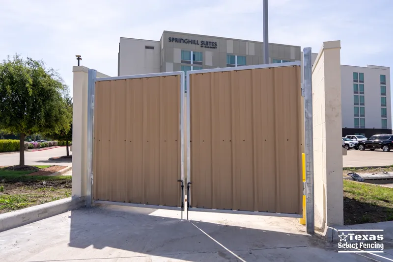 Dumpster enclosure gates — Dallas, TX