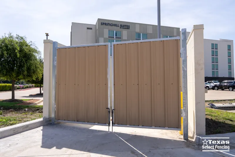 Dumpster Enclosure Gates in Dallas, Texas