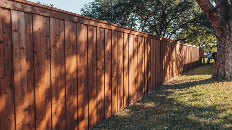 6' Board-on-board with cap & trim Plano — Texas Select Fencing, fence company serving Plano, Texas