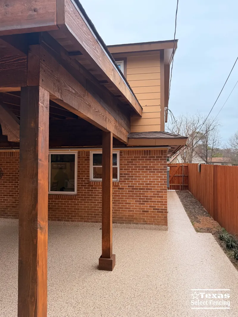Gable + Shed Patio Cover Installation in Arlington, Texas