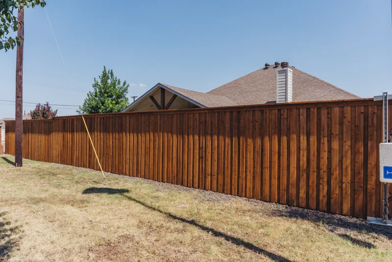 8' Cedar Fence Installation in Wylie, TX