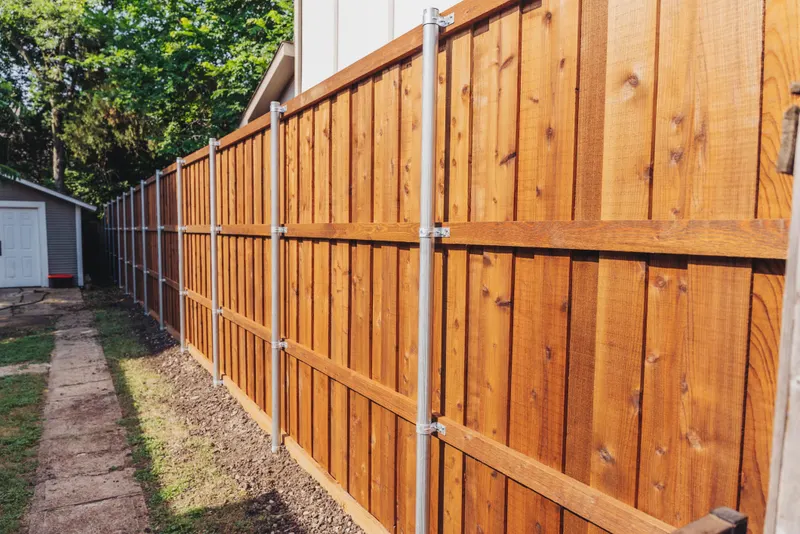 Cedar Fence Installation in Dallas, TX
