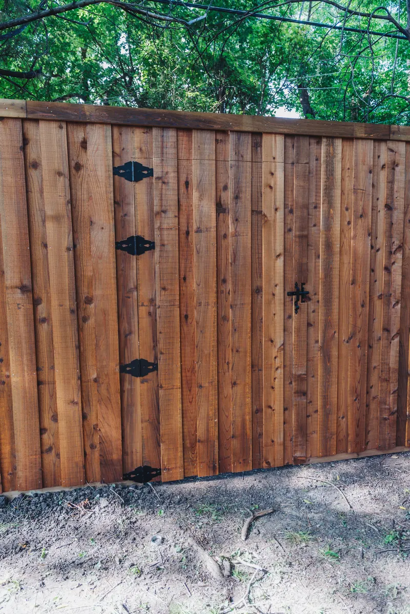 Cedar Fence Installation in Dallas, TX