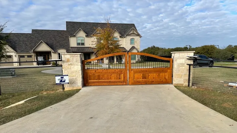 Driveway Gate Installation In Argyle, TX — Texas Select Fencing, fence company serving Argyle, Texas