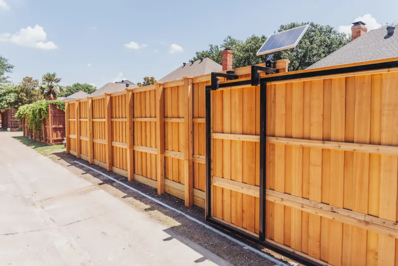 8' Clear Grade Cedar Fence Installation in Plano, TX — Texas Select Fencing, fence company serving Plano, Texas