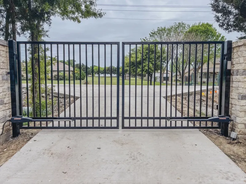 Custom Swing Gate In Wylie, TX — Texas Select Fencing, fence company serving Wylie, Texas