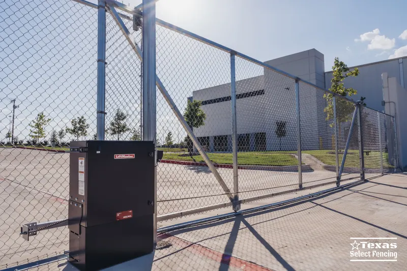 Security Chain Link Gate Installation in Mesquite, Texas — Texas Select Fencing, fence company serving Mesquite, Texas