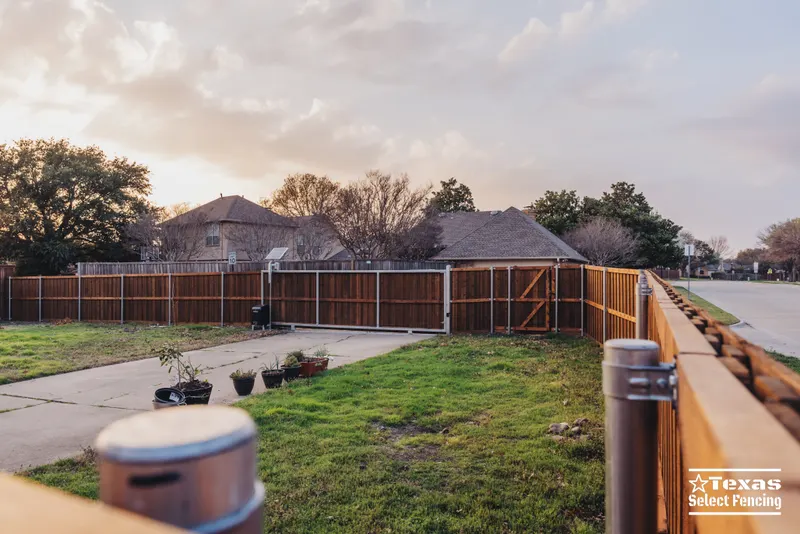 Fence and Sliding Gate Installation in Coppell, Texas — Texas Select Fencing, fence company serving Coppell, Texas