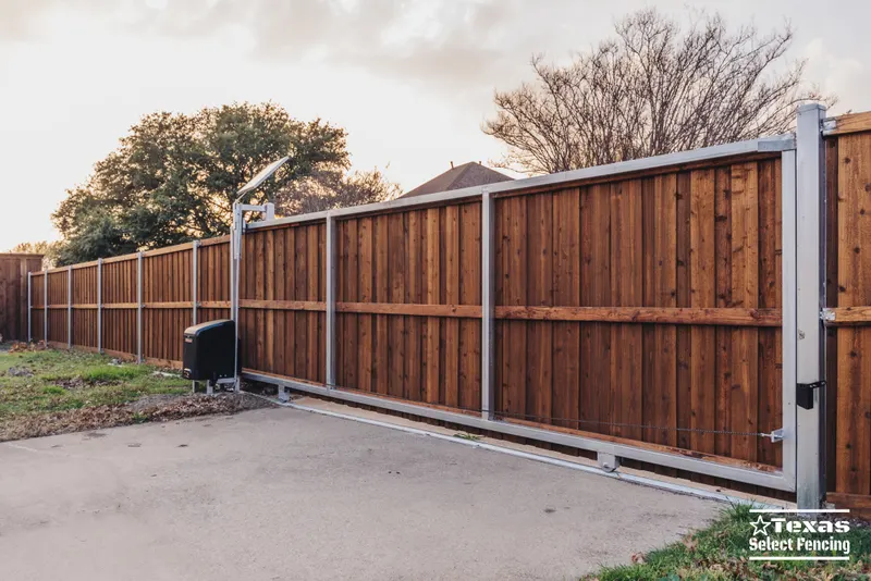 Fence and Sliding Gate Installation in Coppell, Texas