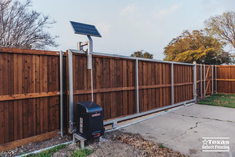 Fence and Sliding Gate Installation in Coppell, Texas
