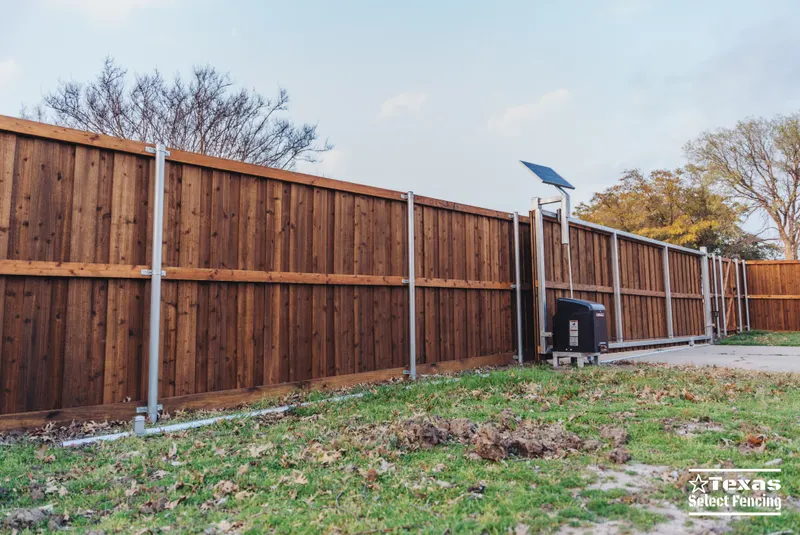 Fence and Sliding Gate Installation in Coppell, Texas