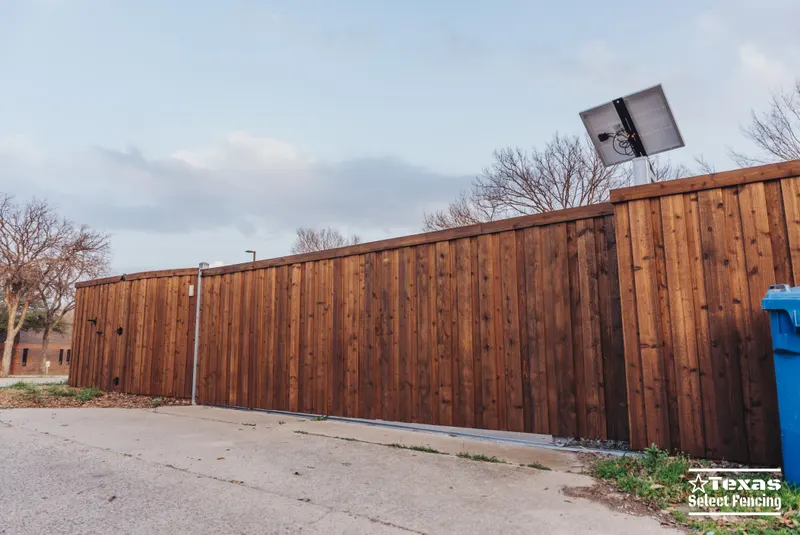 Fence and Sliding Gate Installation in Coppell, Texas