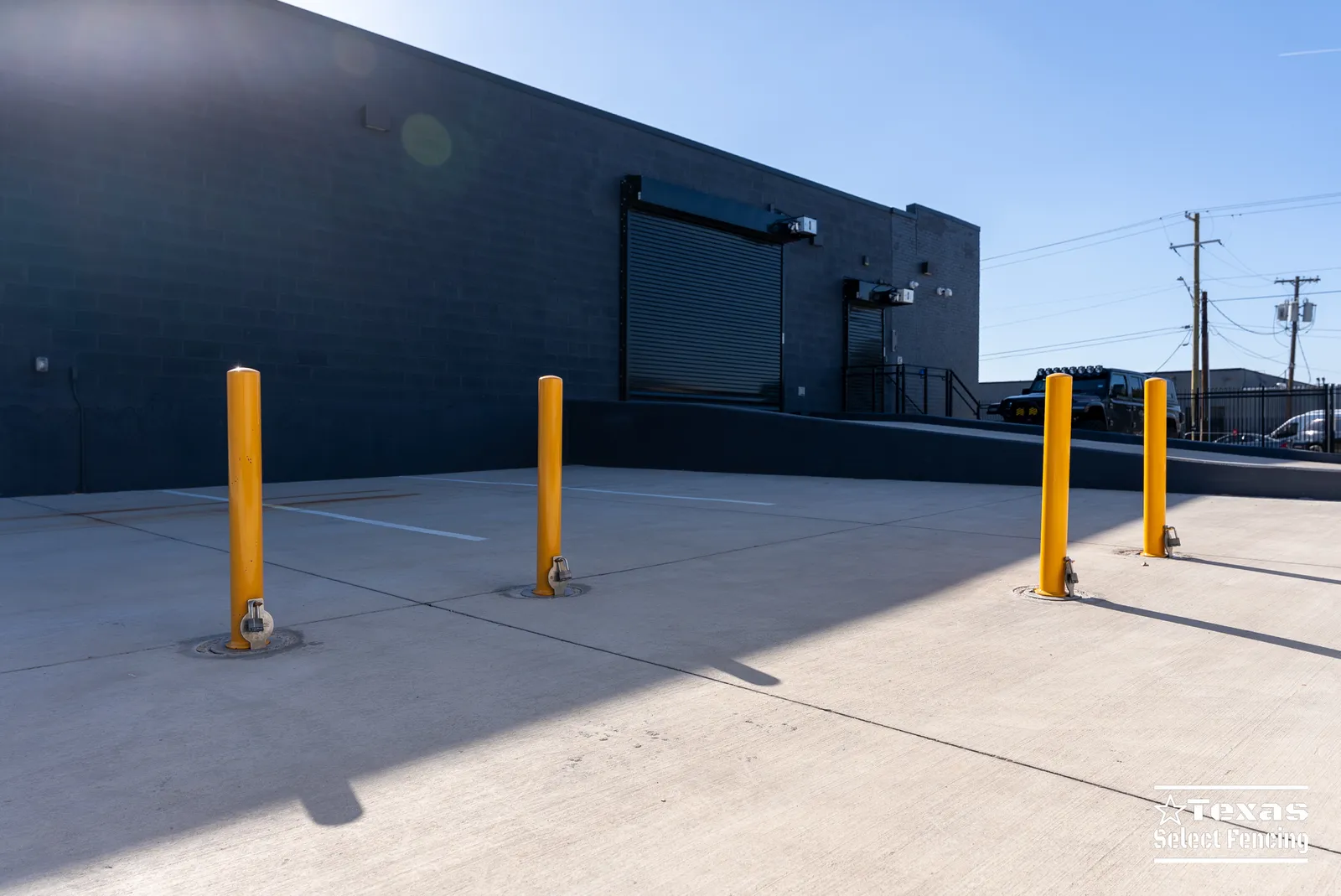 Removable & Permanent Bollard Installation – Dallas, TX