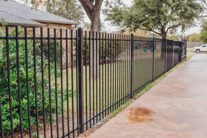 Wrought Iron Fence Installation In Carrollton — Texas Select Fencing, fence company serving Carrollton, Texas