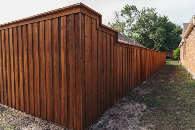 Cedar Fence Installation In Coppell, TX — Texas Select Fencing, fence company serving Coppell, Texas