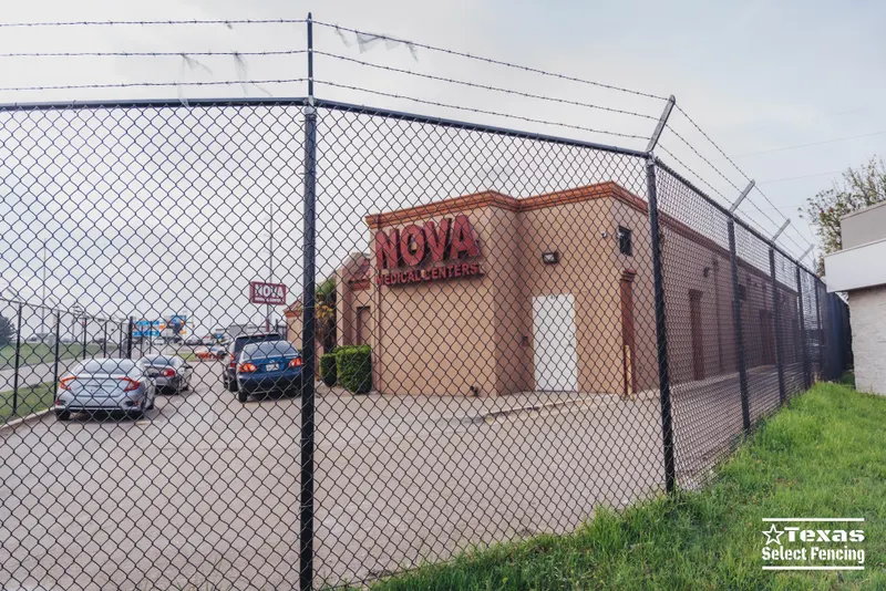 8' Security Chain Link Fence Installation in Duncanville, Texas