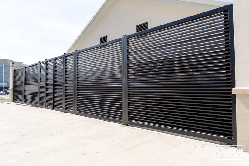 Custom 8' Tall Steel Louvered Generator Enclosure in Dallas, Texas
