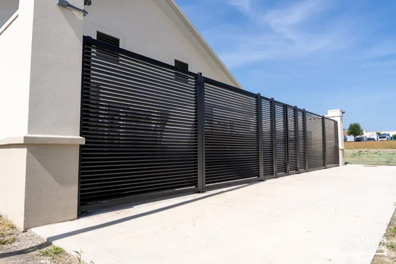 Custom 8' Tall Steel Louvered Generator Enclosure in Dallas, Texas