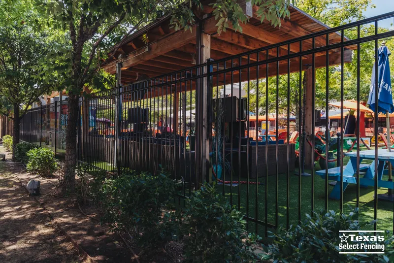 Commercial Steel Fence Installation at Trinity Groves in Dallas, Texas