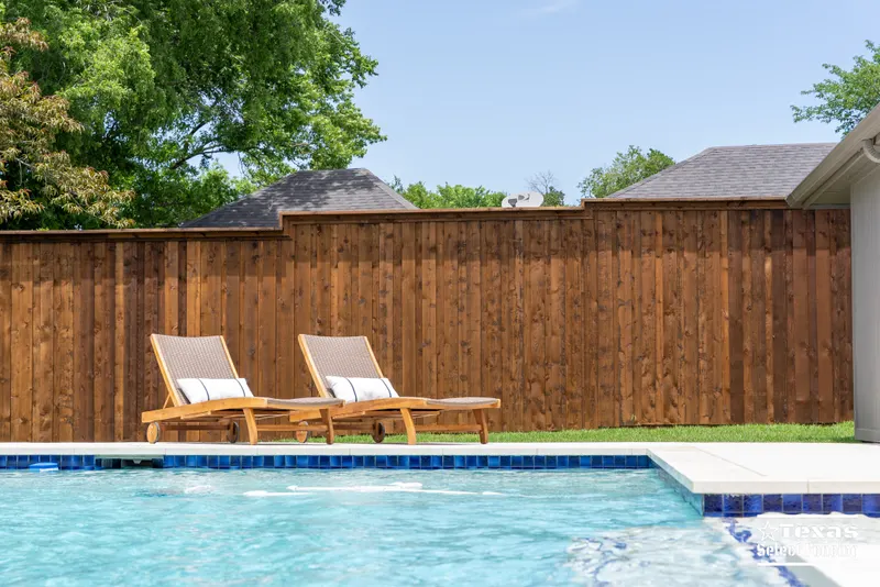 8' Board-on-board Cedar Fence Installation in Denton, Texas