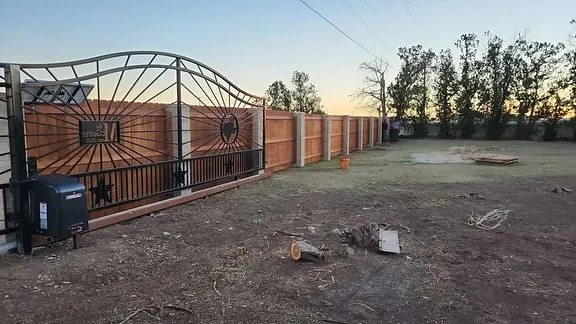 Custom Sliding Gate Installation In Amarillo, Texas